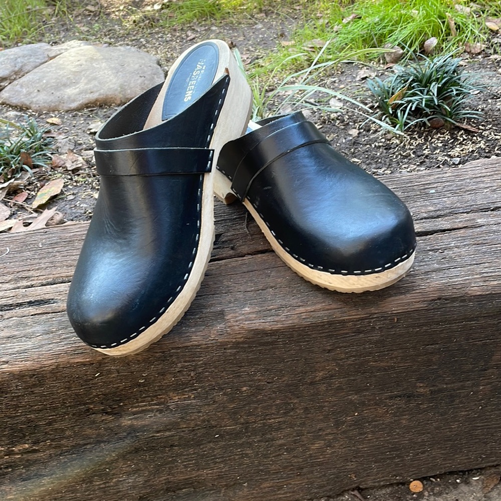 Black clogs